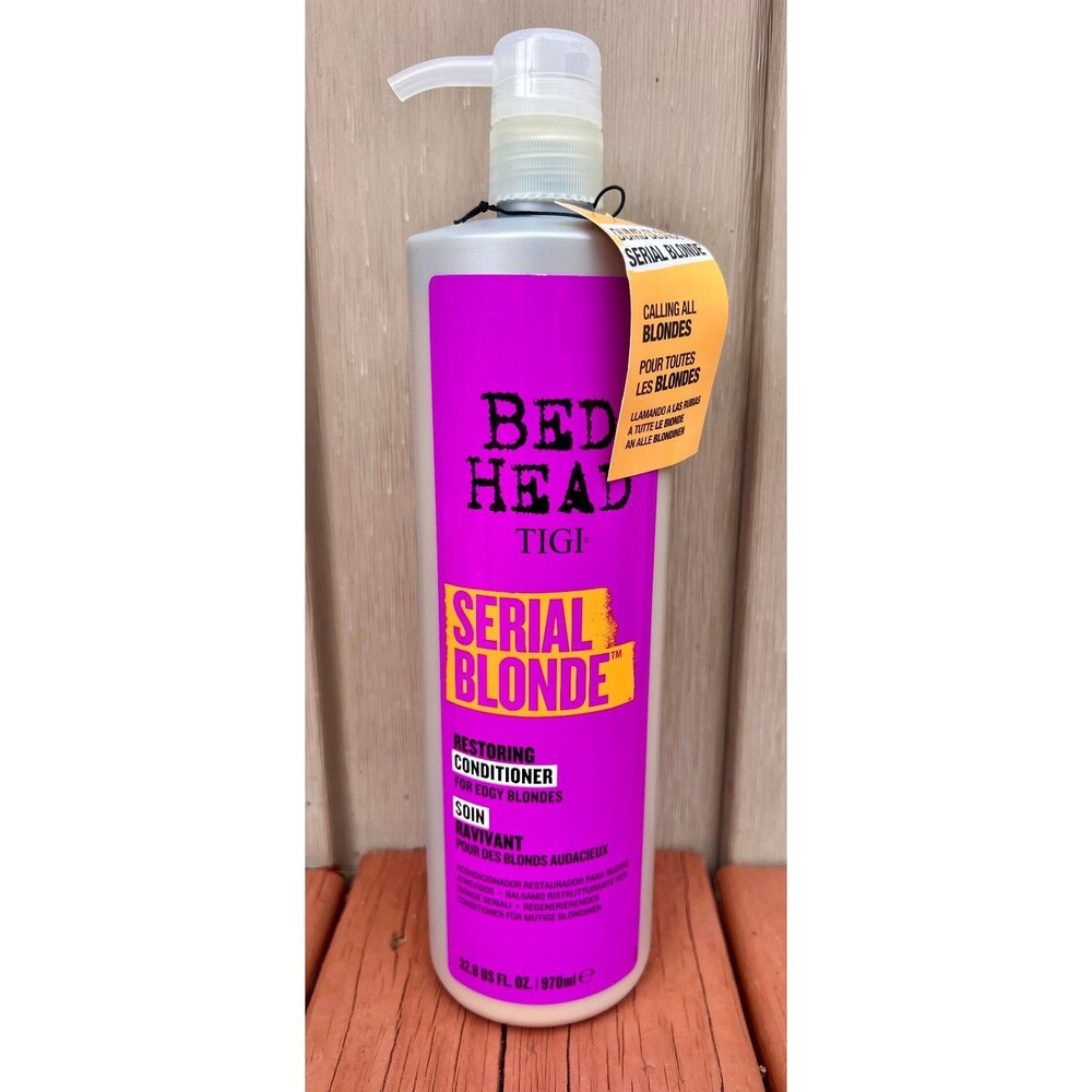 TIGI Bed Head Serial Blonde Restoring Conditioner Extra Large 32.8 oz Bottle